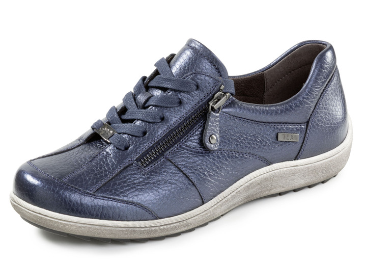 Breedte H - ELENA EDEN, ademende damessneakers, breedte H, met uitneembaar voetbed, in Größe 036 bis 042, in Farbe MARINE Ansicht 1