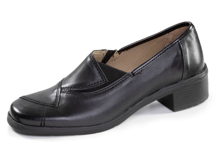 Pumps & ballerina's - ELENA EDEN, klassieke dames trotteur, breedte G, met uitneembaar voetbed, in Größe 036 bis 042, in Farbe SCHWARZ Ansicht 1