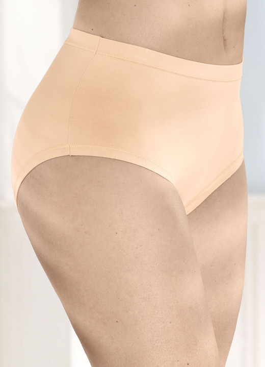 Slip - brio lingerie vijf-pack slips, in Größe 038 bis 056, in Farbe PUDER Ansicht 1
