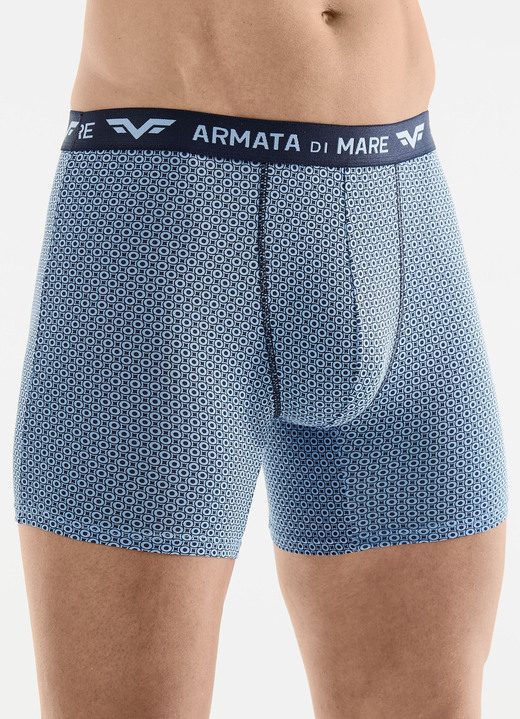 Onderbroeken - Drie-pack broeken met elastische tailleband Onderbroeken - Drie-pack broeken met elastische tailleband, in Größe 005 bis 011, in Farbe 3X BLAU-MARINE