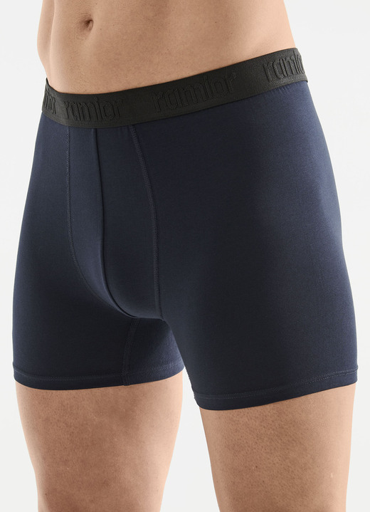 Onderbroeken - Zespak broeken met elastische tailleband Onderbroeken - Zespak broeken met elastische tailleband, in Größe 005 bis 011, in Farbe 2X NAVY, 2X SCHWARZ, 2X GRAU MELIERT