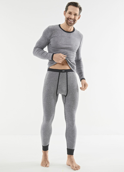 Onderhemden - Driepack lange mouwen truien met strependesign Onderhemden - Driepack lange mouwen truien met strependesign, in Größe 005 bis 014, in Farbe 3X SCHWARZ-WEISS