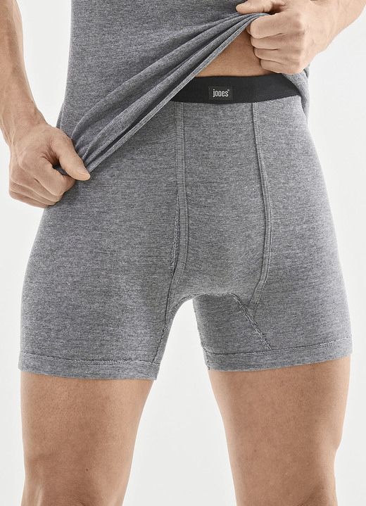 Onderbroeken - Vierpack onderbroeken met garengeverfd strependesign, in Größe 005 bis 014, in Farbe 4X SCHWARZ-WEISS Ansicht 1