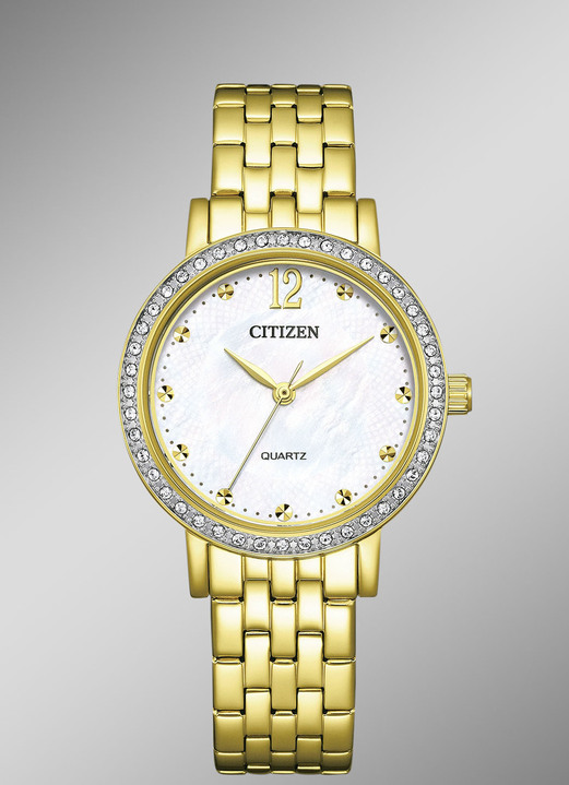 Kwartshorloges - Citizen Quartz dameshorloge EL3102-50D, in Farbe  Ansicht 1