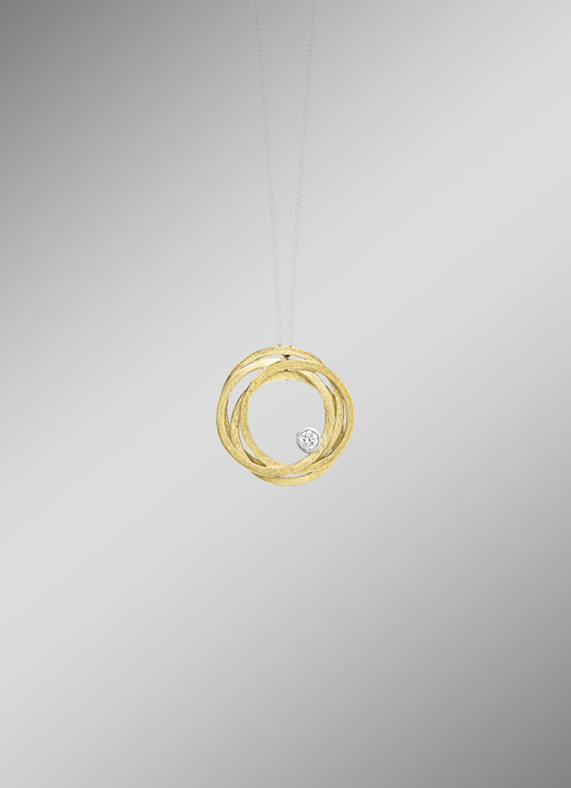 Hangers - Edele hanger met diamant, in Farbe  Ansicht 1