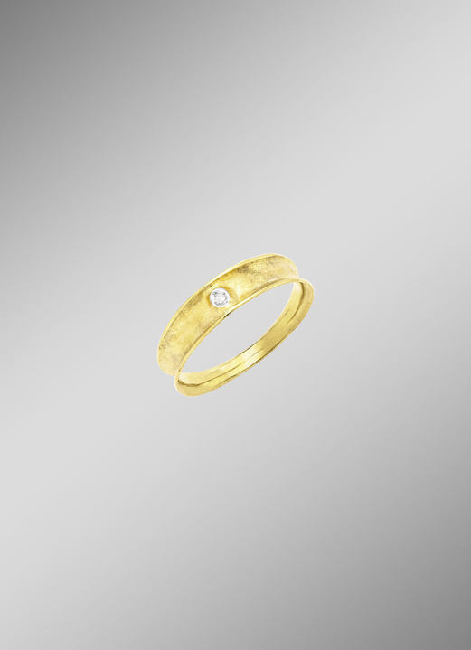 Ringen - damesring met diamant, in Größe 160 bis 220, in Farbe  Ansicht 1