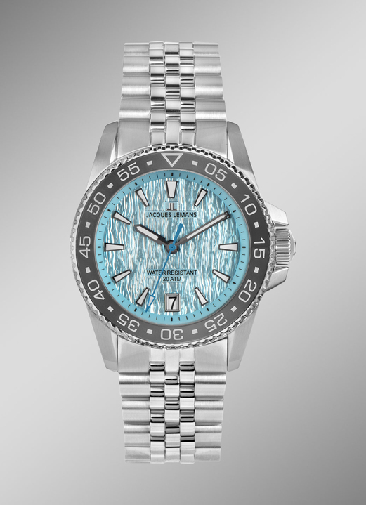 Kwartshorloges - Jacques Lemans quartz herenhorloge, in Farbe  Ansicht 1