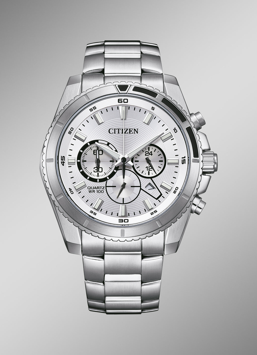 Kwartshorloges - Citizen Quartz herenhorloge, in Farbe  Ansicht 1