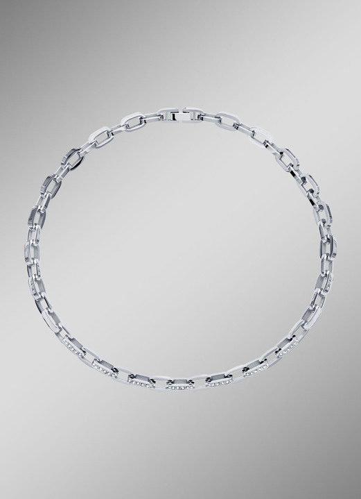 Heren modesieraden - Voor hem en haar: ketting met kristallen, in Farbe  Ansicht 1
