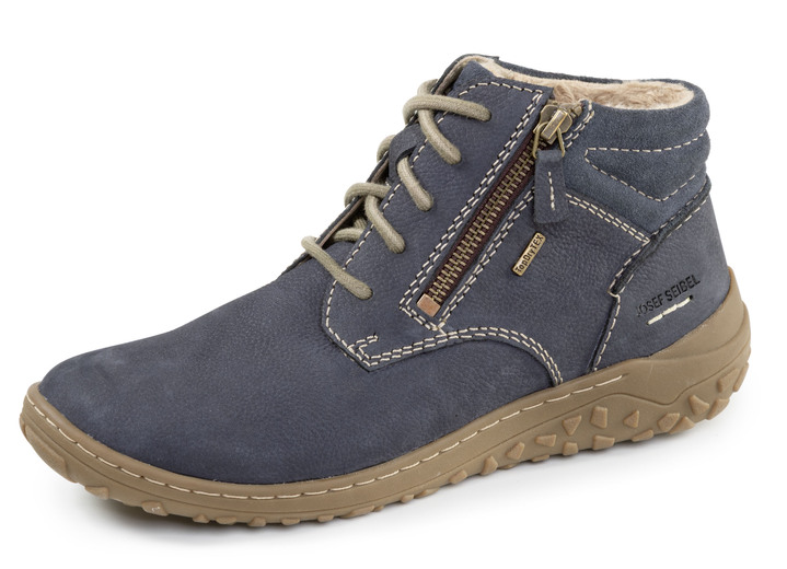 Laarzen & laarsjes - Josef Seibel, gevoerde dameslaarzen, winterschoenen, breedte G, met uitneembaar voetbed, in Größe 036 bis 042, in Farbe MARINE Ansicht 1