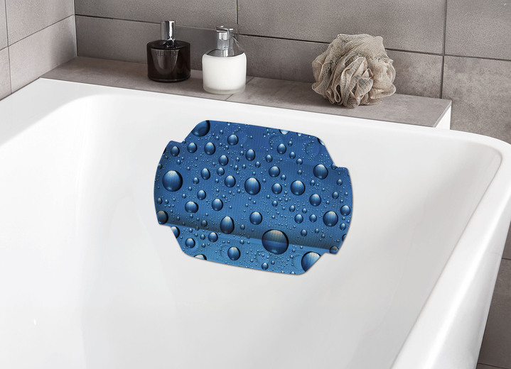 Badmatten - Waarborgsommen van Kleine Wolke, in Größe 300 (douche-inzet, 55/55 cm) bis 302 (nekkussen, 32/22 cm), in Farbe BLAUW Ansicht 1