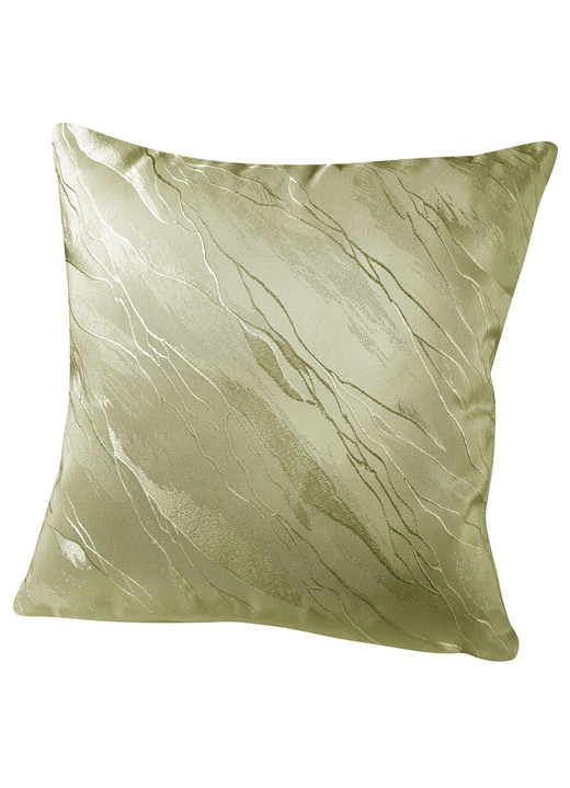 Tafellakens - Discreet tafelkleed in marmerlook, in Größe 100 (loper, 40/150 cm) bis 404 (Kussensloop, 40/40 cm), in Farbe GROEN Ansicht 1