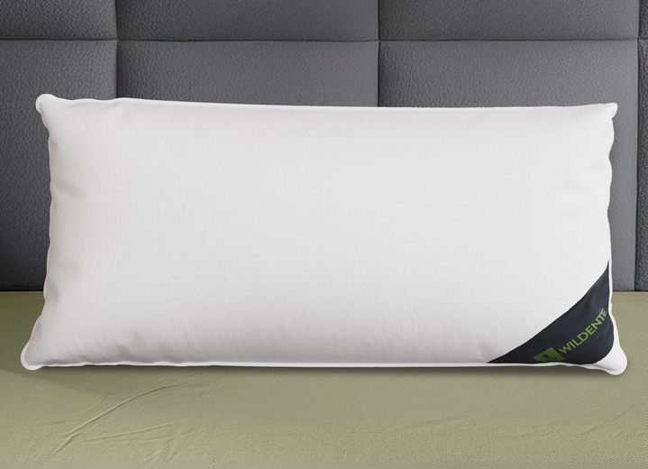 Dekbedden - Hoogwaardig kussenassortiment van Spessarttraum - de beste kwaliteit voor een goede nachtrust, in Größe 120 (80/80 cm) bis 121 (40/80 cm), in Farbe ZILVER Ansicht 1