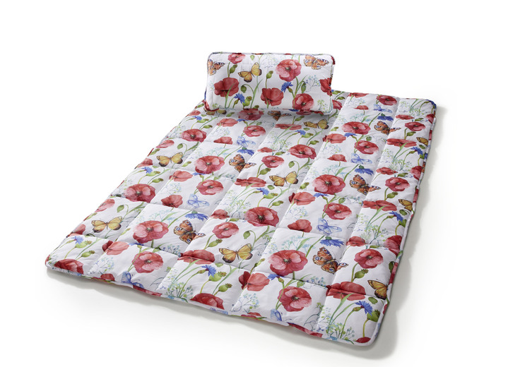 Dekbedden - Onderhoudsvriendelijke microvezel beddengoedset, 2-delig, in Größe 111 (40/80 cm + 135/200 cm) bis 112 (80/80 cm + 135/200 cm), in Farbe CREME Ansicht 1