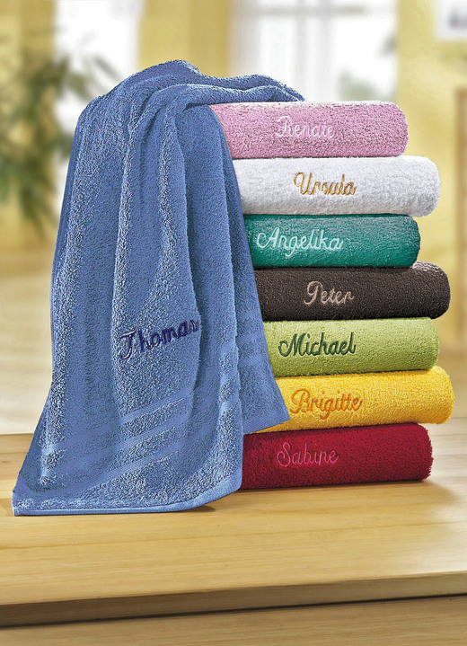 Handdoeken - Handdoekenset, zonder meerprijs te bestikken, in Größe 200 (1 handdoek 50/100 cm) bis 202 (gastendoekjes 30/50 cm), in Farbe OUDROZE