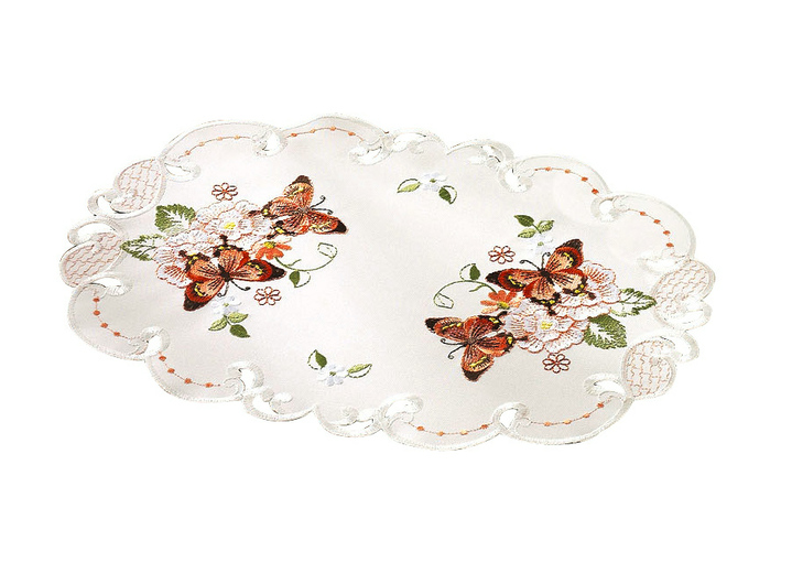 Woonaccessoires - Elegant vormgegeven tafel- en kamerdecoratie, in Größe 100 (kleedjes 30 x 45 cm) bis 404 (Kussensloop, 40 x 40 cm), in Farbe ROOD Ansicht 1