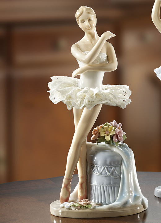 Woonaccessoires - Ballerina gemaakt van porselein, in Farbe WIT Ansicht 1