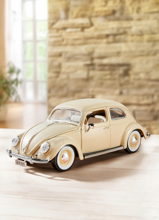 Woonaccessoires - VW Kever (1955) met gedetailleerd interieur, in Farbe BEIGE Ansicht 1
