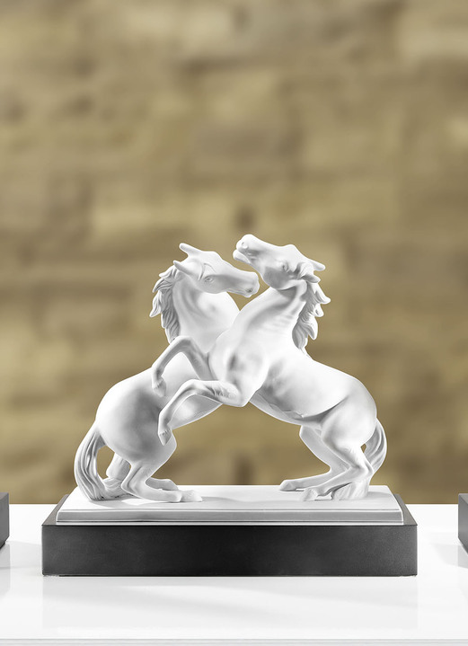 Woonaccessoires - Goebel paard met de hand gemaakt, in Farbe WIT, in Ausführung Paard „Artiste et Alegria”