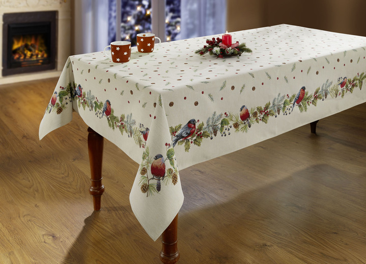 Tafellakens - Tafel- en kamerdecoratie met natuurmotieven, in Größe 110 (Tafellaken, 100 x 100 cm) bis 404 (Kussensloop, 45 x 45 cm), in Farbe MEERKLEURIG