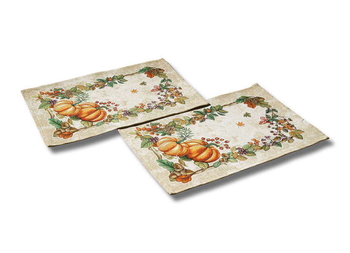 Woonaccessoires - Woonaccessoires van wandtapijt, in Größe 100 (2x placemat, 33 x 45 cm) bis 404 (Kussensloop, 45 x 45 cm), in Farbe MULTICOLOR Ansicht 1