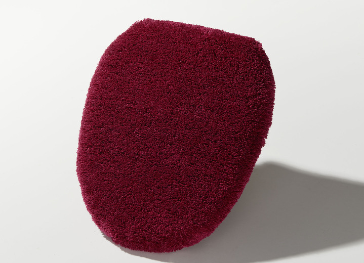 Badmatten - Badkamerset van Grund met zachte pool, in Größe 100 (matje, halfrond 50 x 80 cm) bis 112 (toiletdekselafdekking, 47 x 50 cm), in Farbe MULTICOLOR Ansicht 1