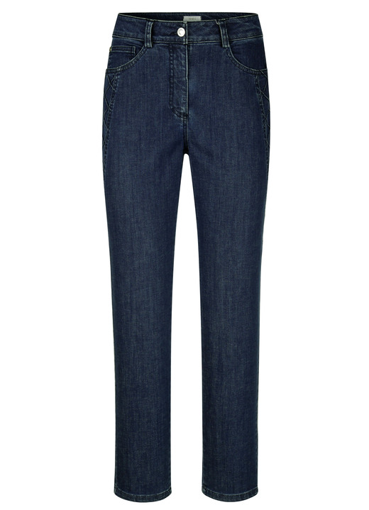 - Enkellange jeans in 5-pocketmodel - Enkellange jeans in 5-pocketmodel, in Größe 019 bis 052, in Farbe DONKERBLAUW