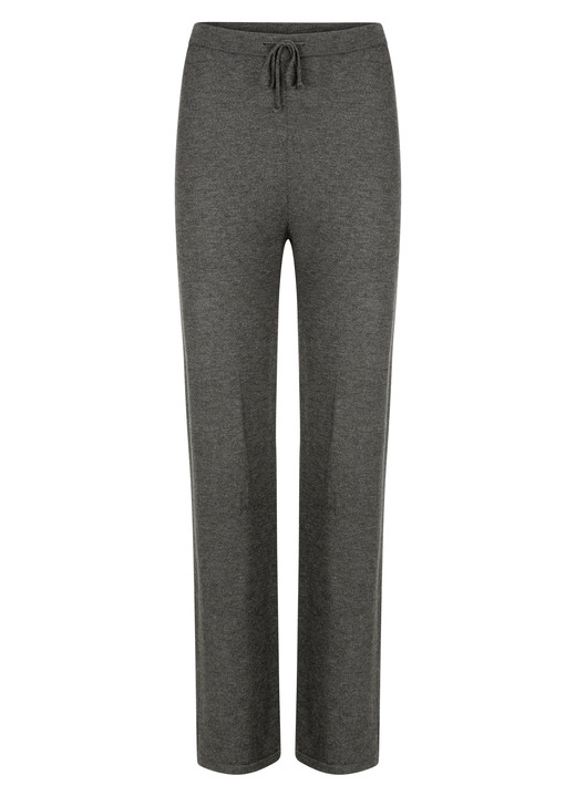 Broeken met elastische band - Broek in joggingstijl, in Größe 019 bis 052, in Farbe ANTRACIET Ansicht 1