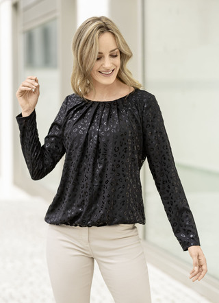 Tuniek met folieprint