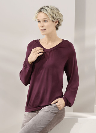 shirt met raglanmouwen