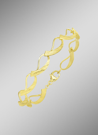 Vergulde zilveren armband