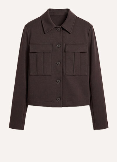 Blazer met aflopende schouders