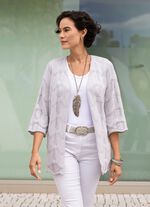 Cardigan met een mix van patronen in een golvend design 