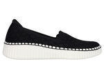 SKECHERS pantoffel van rekbaar breimateriaal SCHWARZ