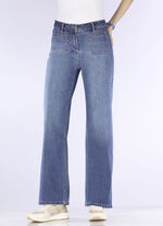 Jeans met modieuze zakken aan de voorkant DENIM BLAUW