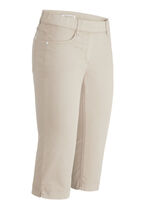 Bermudashort in comfortabel pull-on-model BEIGE