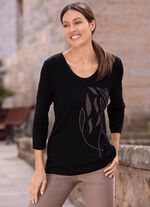 Shirt met 3/4-mouwen 