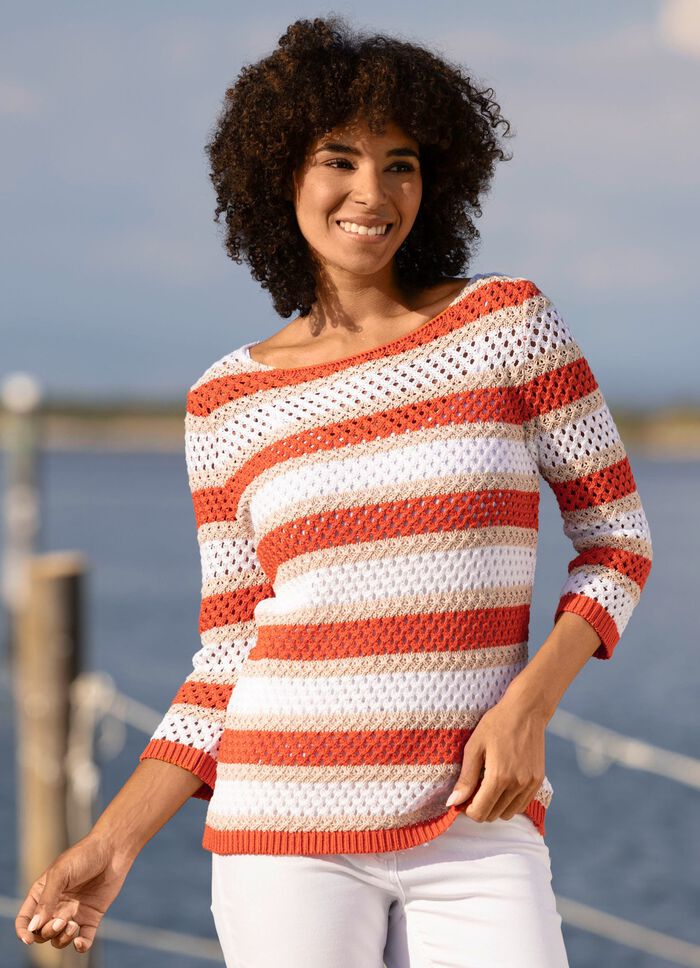 Trui van gerecycled katoen 