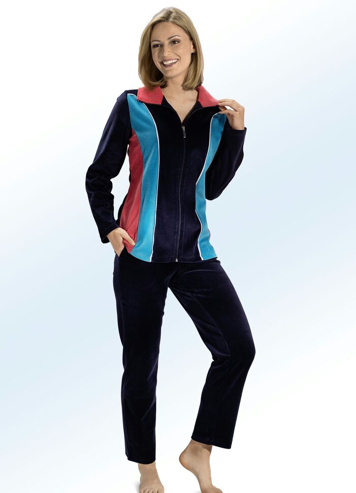 Huispak met contrasterende inzetstukken 