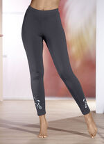 Twee-pack lange leggings 1X SCHWARZ, 1X ANTHRAZIT