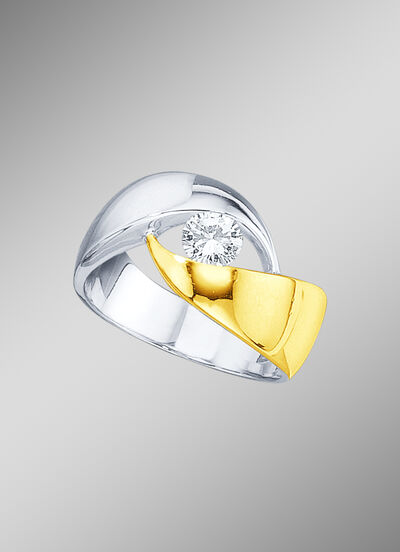 Solitaire briljante damesring 
