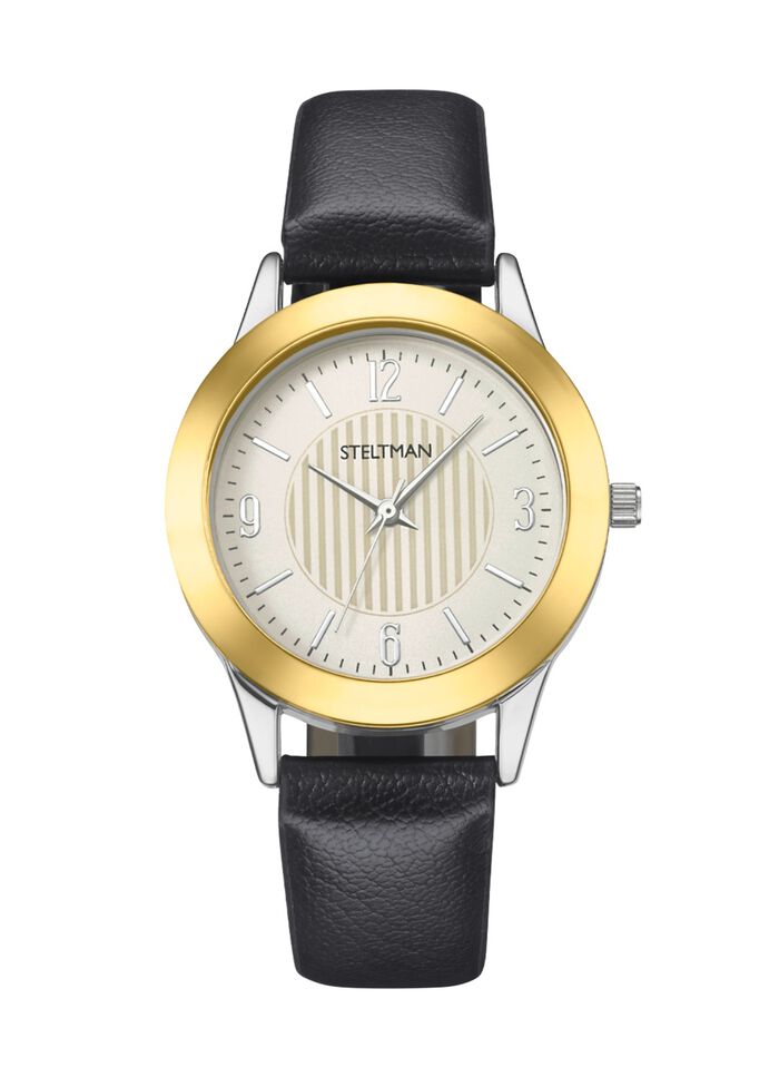 Quartz dameshorloge met 3 verwisselbare bezels 