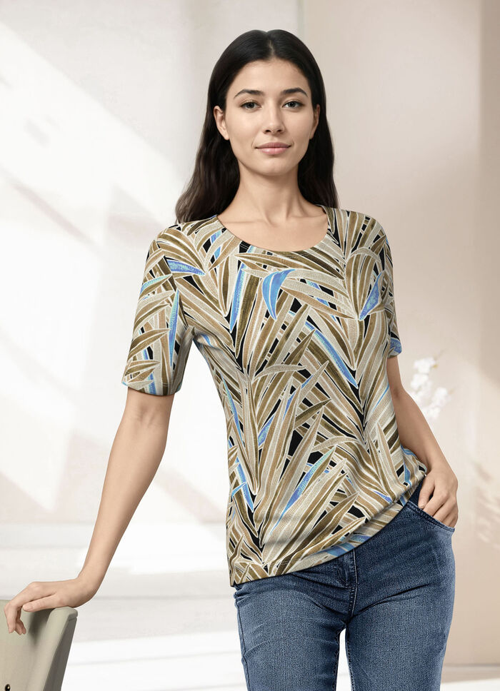 Shirt met all-over print 