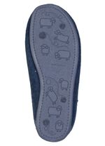 Klassieke herenpantoffels met uitneembaar voetbed BLAU