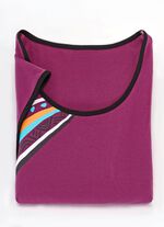 Set van twee nachthemden, korter gesneden, gemaakt van katoen 