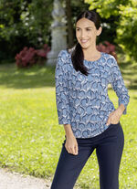 Shirt met all-over print 