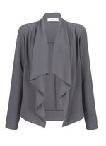 Lichte blazer met sjaalkraag 