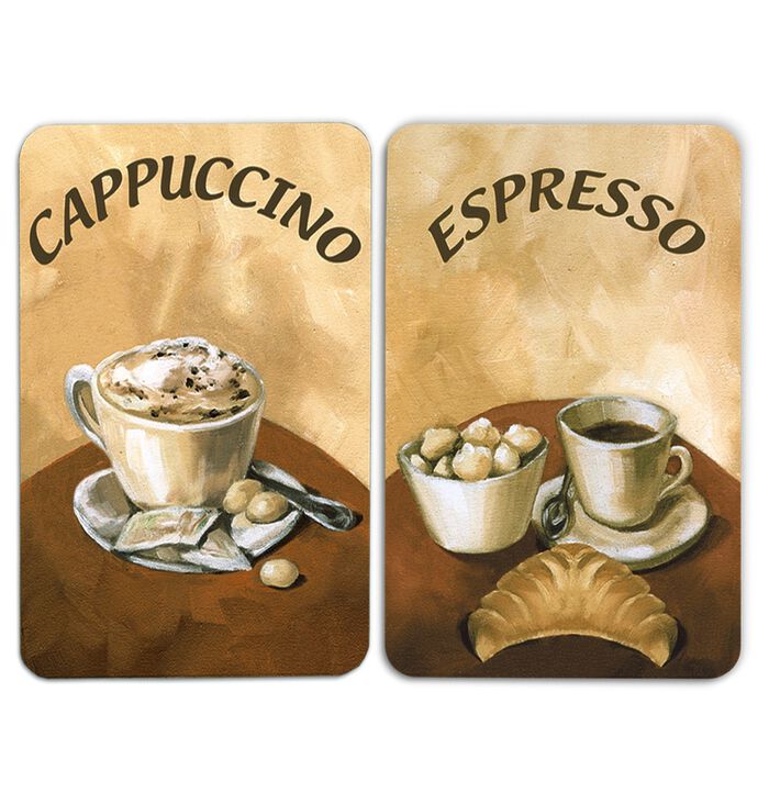 Afdekplaten voor cappuccinofornuis, set van 2 