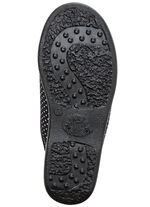 Set van twee pantoffels gemaakt van stippentextiel 1x BORDEAUX 1x ZWART