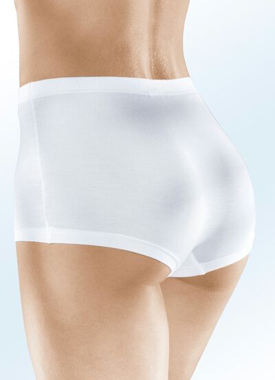 Vier-pack broek met elastische tailleband 